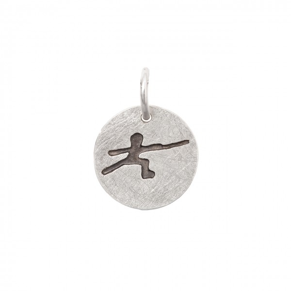 Pendentif en argent "Escrimeur"